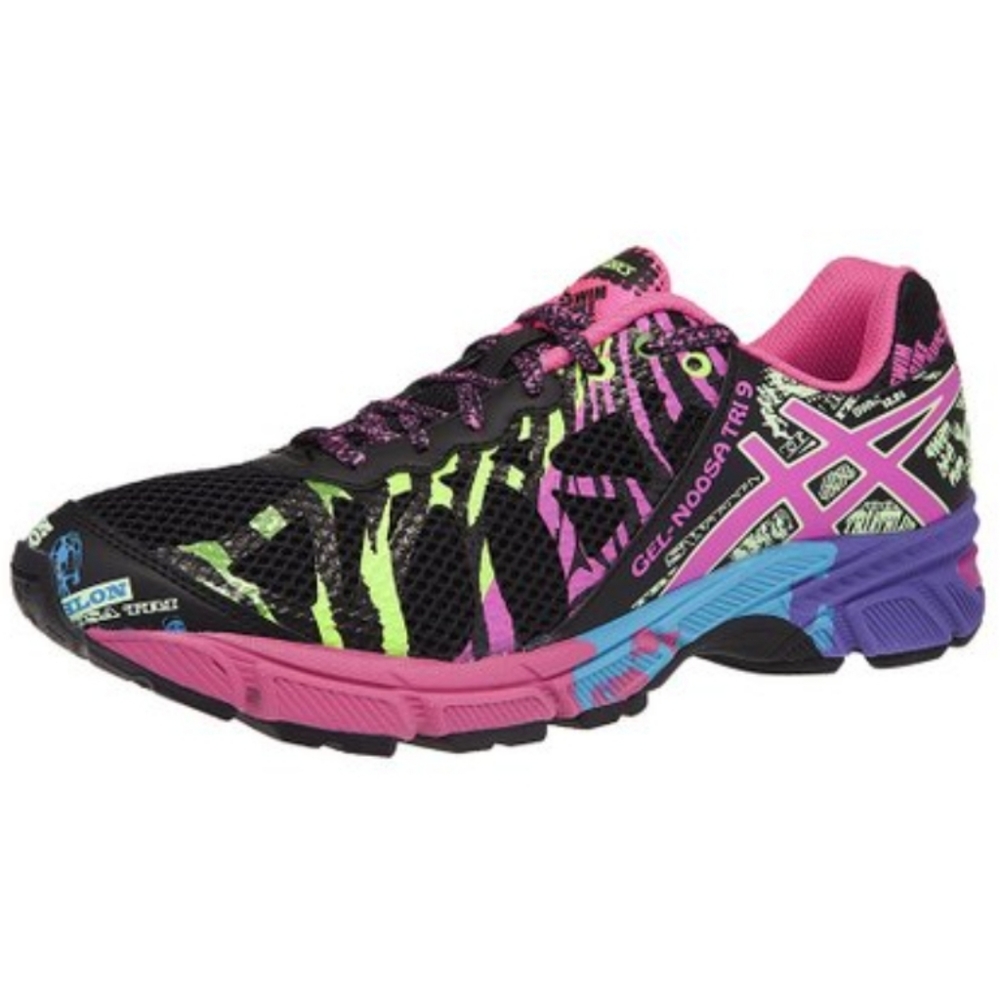 ASICS | Black & Pink Zebra GEL-Noosa Tri™ 9 PS Running Shoes